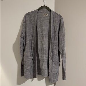 Open Edit Gray Open Front Cardigan